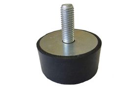 Gummi-Metall Puffer Typ D NK 55 40x28mm - eines. Gewindebolzen M8 x 23 mm