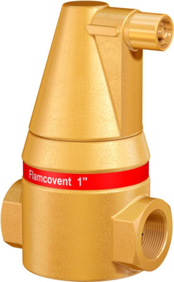Flamcovent Absorptions-Luftabscheider - Gehäuse aus Stahl, mit Innengewinde