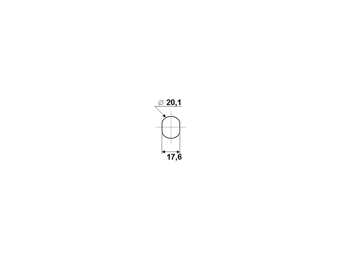 Schraubzylinder Typ 1700-22/A1 - inkl. 2 Schlüssel