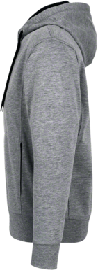 Kapuzenjacke Bonded XS grau mel./tinte - 75% Polyester, 25% Baumwolle, 340 g/m²