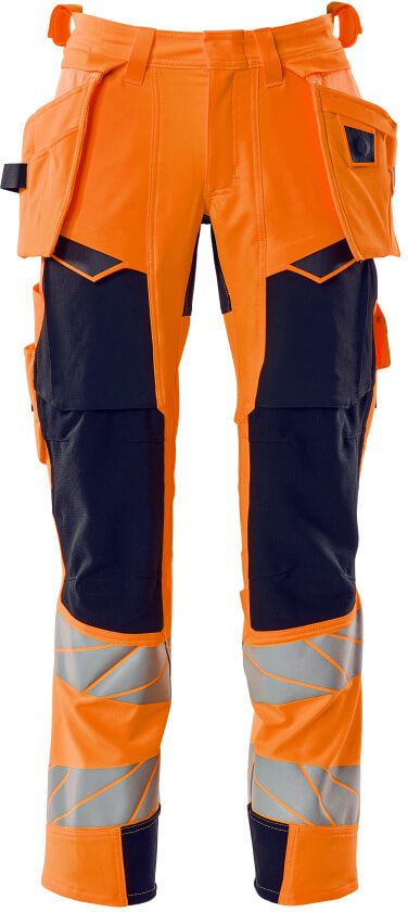 Hose mit Hängetaschen, Stretch - 92% PES/8%EL, 265 g/m²