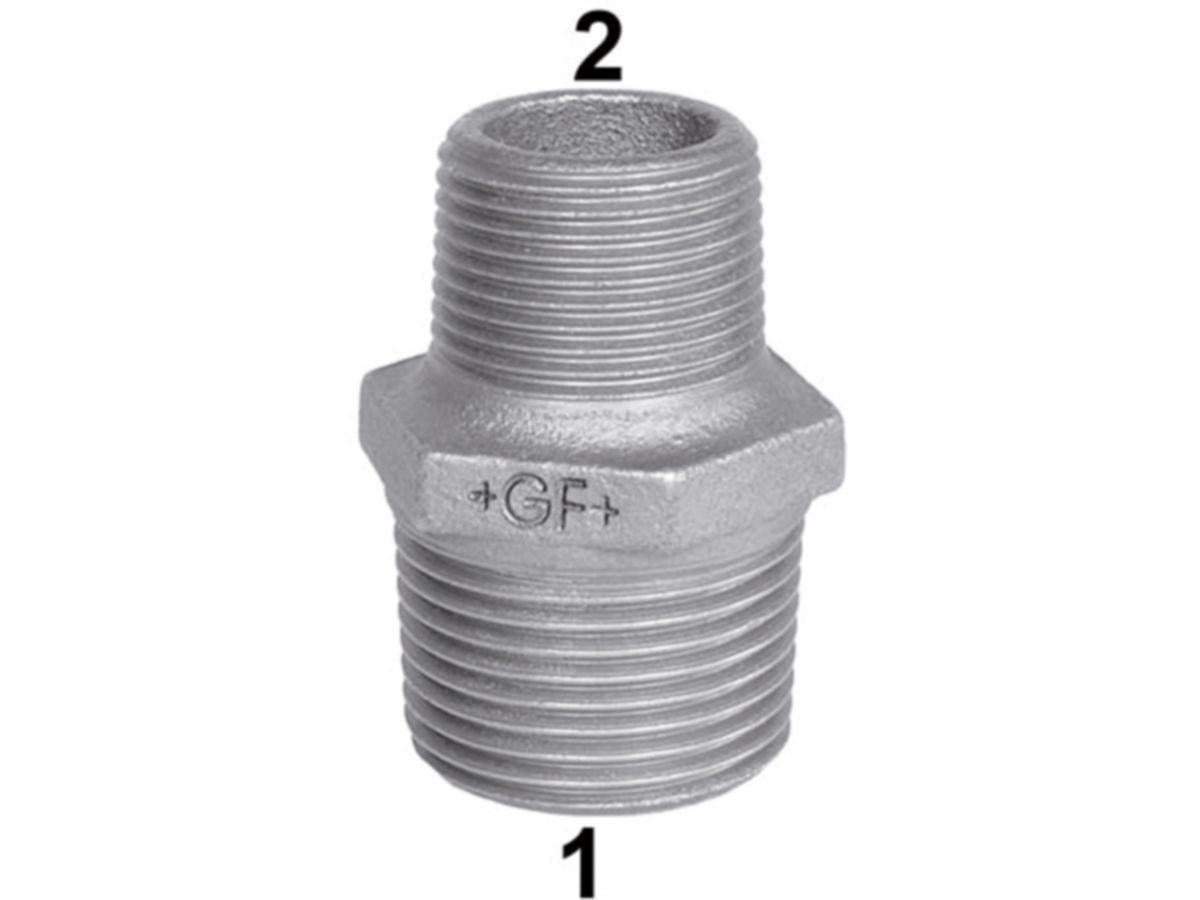 Doppelnippel reduz. +GF+ 245 verzinkt