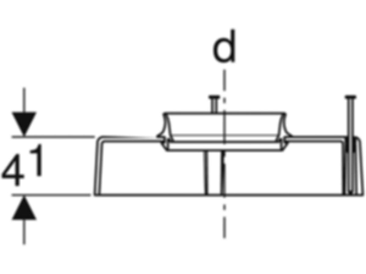 Geberit Schalungsschoner für Geberit - Entwässerungssystem, schallentkoppelt
