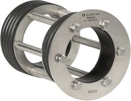 Pressring V2A, Dichtung NBR - doppelt, Länge 160 mm