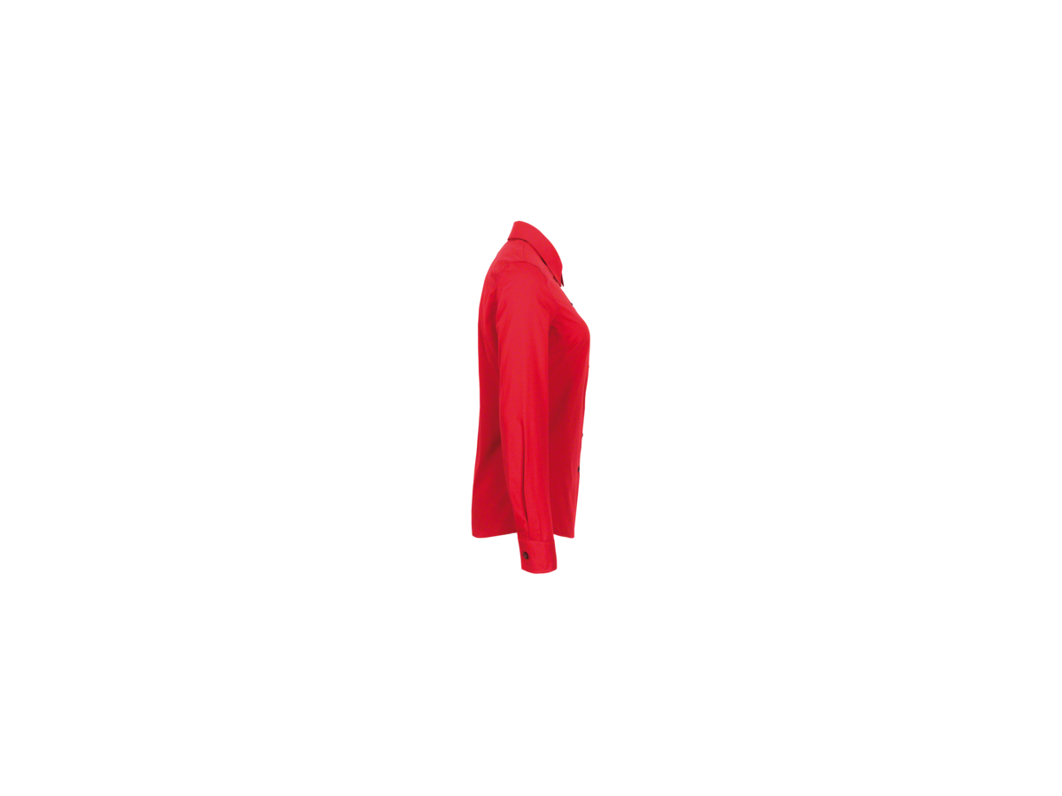 Bluse 1/1-Arm Performance Gr. 2XL, rot - 50% Baumwolle, 50% Polyester, 120 g/m²