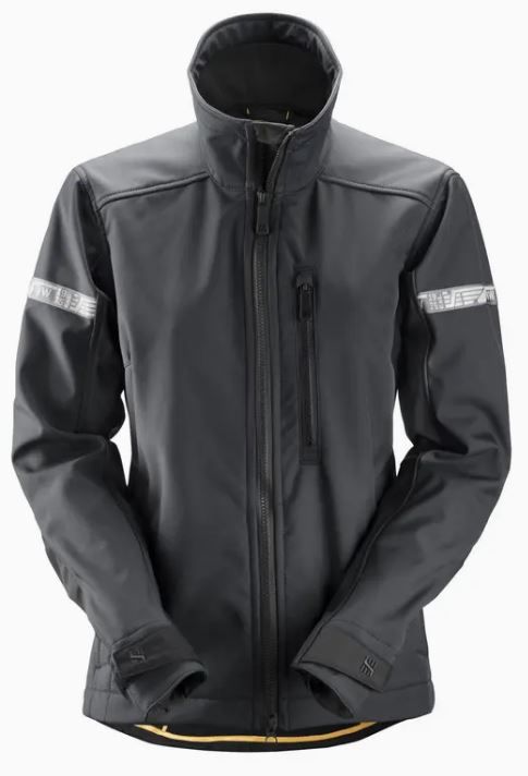 Softshell Jacke AllroundWork Damen - Snickers, stahlgrau-schwarz