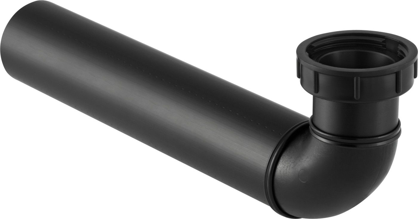 Geberit PE Anschlussbogen für Sifon - Überwurfmutter; Dichtung