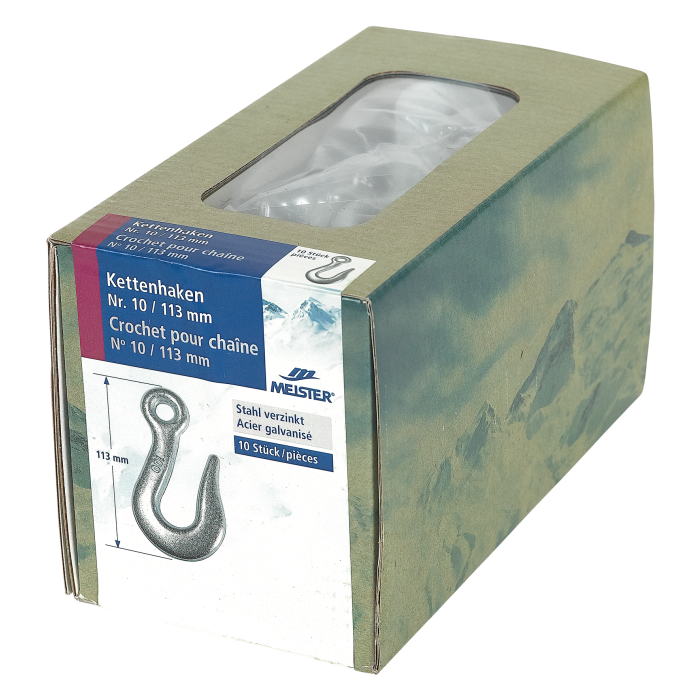 Kettenhaken MEISTER Stahl verzinkt