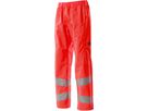 Überziehhose, Gr. 3XL - hi-vis rot, mit leichtem Futter