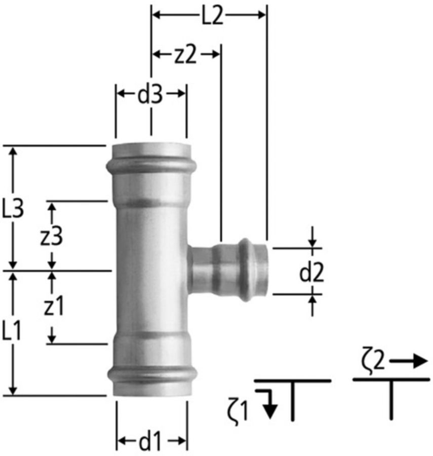 Optipress-Therm T-Stück