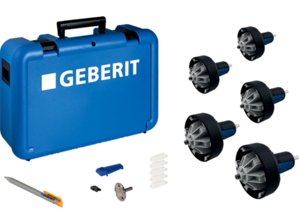 Geberit SET Rohrschaber d 56 - 110 mm - im Koffer