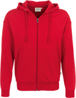 Kapuzen-Sweatjacke Premium Gr. 2XL, rot - 70% Baumwolle, 30% Polyester, 300 g/m²