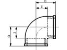 Winkel 90° +GF+ Serie 8000