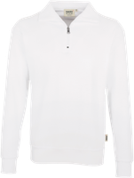 Zip-Sweatshirt Premium Gr. 2XL, weiss - 70% Baumwolle, 30% Polyester, 300 g/m²