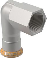 Mapress Therm Übergangswinkel 90° - mit Innengewinde: d=15mm, Rp=1/2"