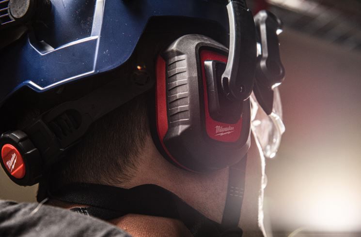 BOLT Kapselgehörschutz, Milwaukee - SNR 33 dB für BOLT Helm