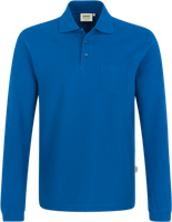 Longsl.-Pocket-Polosh. Top 2XL royalb. - 100% Baumwolle, 200 g/m²