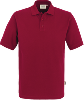 Poloshirt Top Gr. 2XL, weinrot - 100% Baumwolle, 200 g/m²