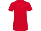 Damen-V-Shirt Performance Gr. M, rot - 50% Baumwolle, 50% Polyester, 160 g/m²