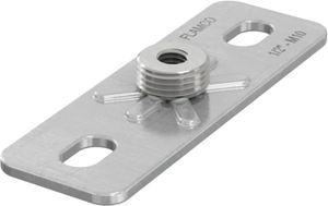 Grundplatten FLAMCO SRG 2-L GP 1/2"/M10 - 80x30x3 mm