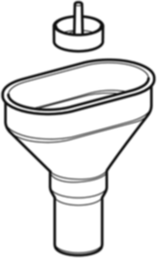 Geberit Trichter oval