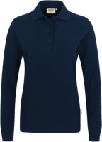 Damen-Longsleeve-Polosh. Perf. 2XL tinte - 50% Baumwolle, 50% Polyester, 220 g/m²