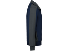 Sweatjacke Contrast Perf. M tinte/anth. - 50% Baumwolle, 50% Polyester, 300 g/m²