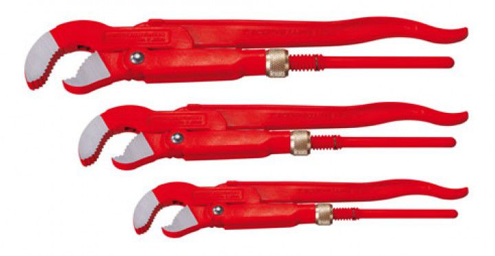Eckrohrzangen Set 1"/11/2"/2" - 45°