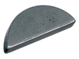 Scheibenfeder Woodruff, Stahl blank - DIN6888