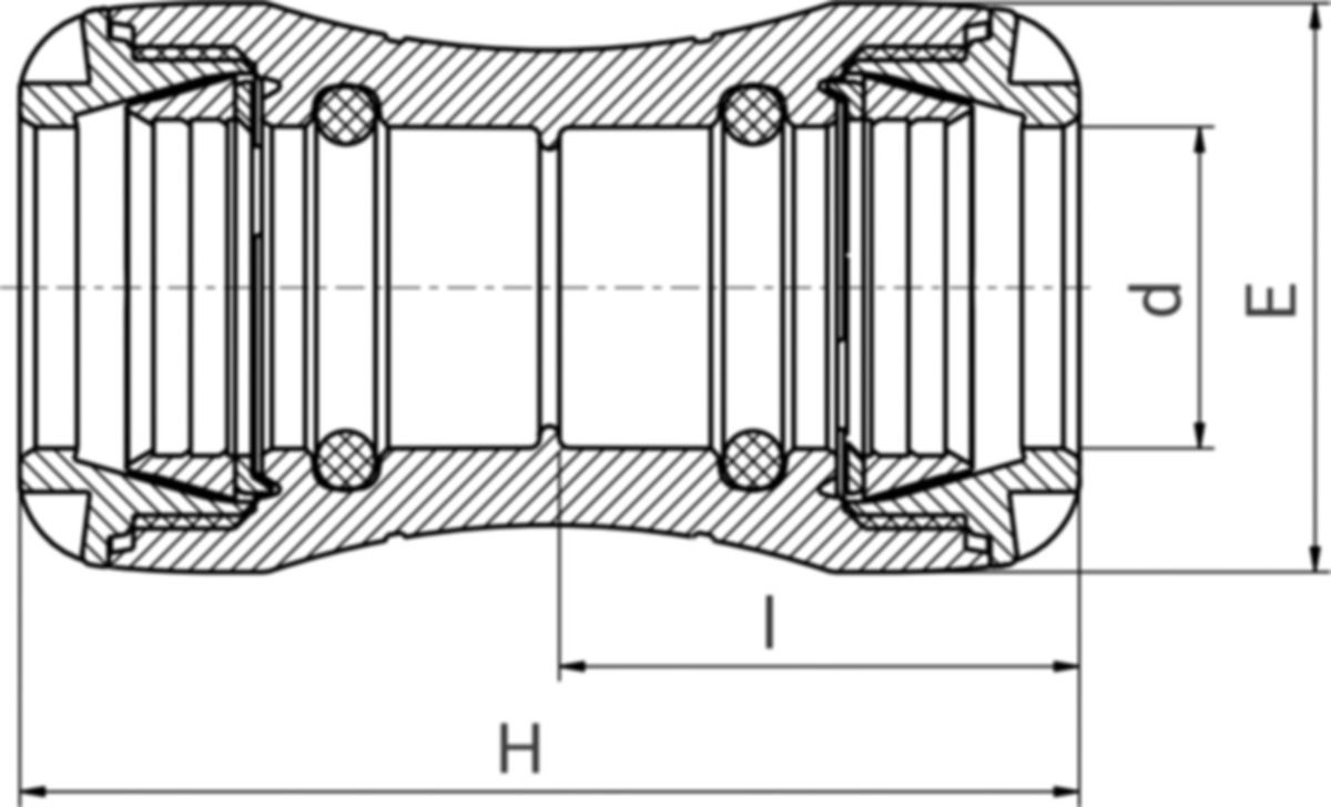 Kupplungen PLASSON - Typ 1001