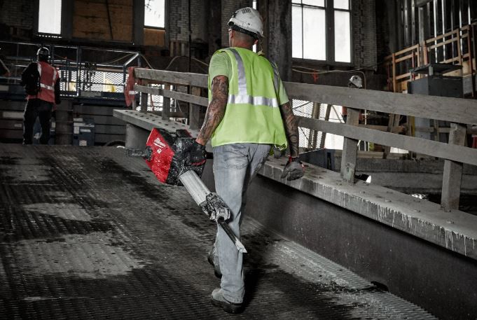 MX FUEL 25 Kg Akku-Abbruchhammer 28mmHex - Milwaukee "MXF DH2528H-601" 6.0Ah,29.6kg