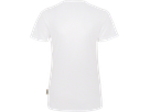 Damen-V-Shirt COOLMAX Gr. XL, weiss - 100% Polyester, 130 g/m²