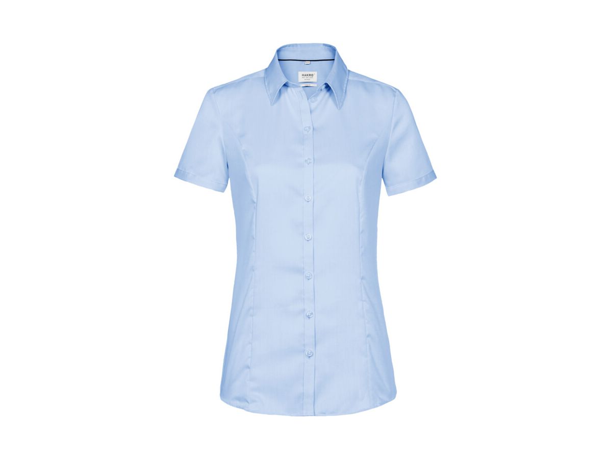 Women-Bluse klassisch 1/2 ärmelig aus - 100 % Baumwolle, 120 g /m²  Gr. XS - 3XL