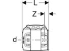 Rohr-Endstopfen - GEBERIT FlowFit d Ø 16 mm