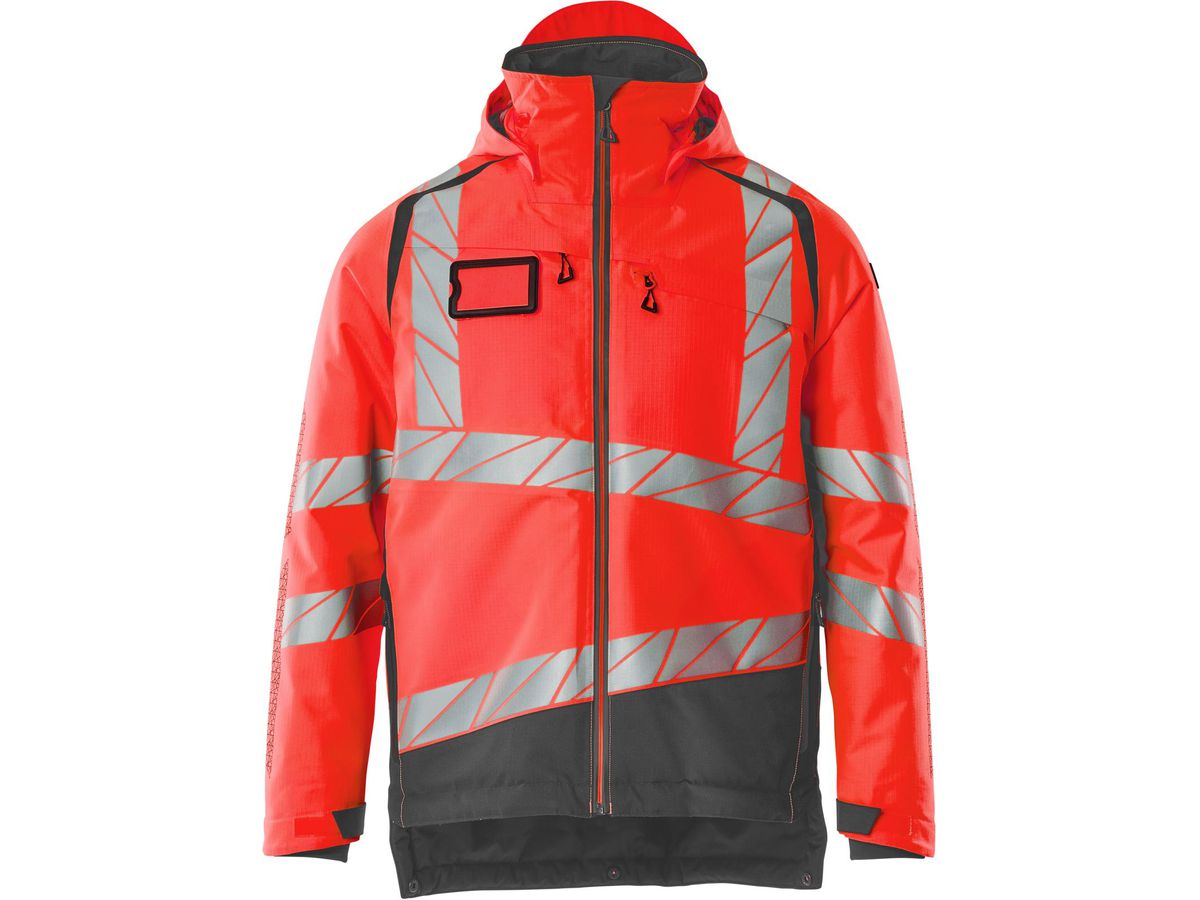 Winterjacke mit CLIMASCOT-Futter Gr. 4XL - hi-vis rot/dunkelanthrazit