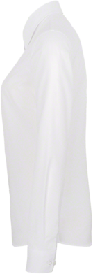 Bluse 1/1-Arm Performance Gr. S, weiss - 50% Baumwolle, 50% Polyester