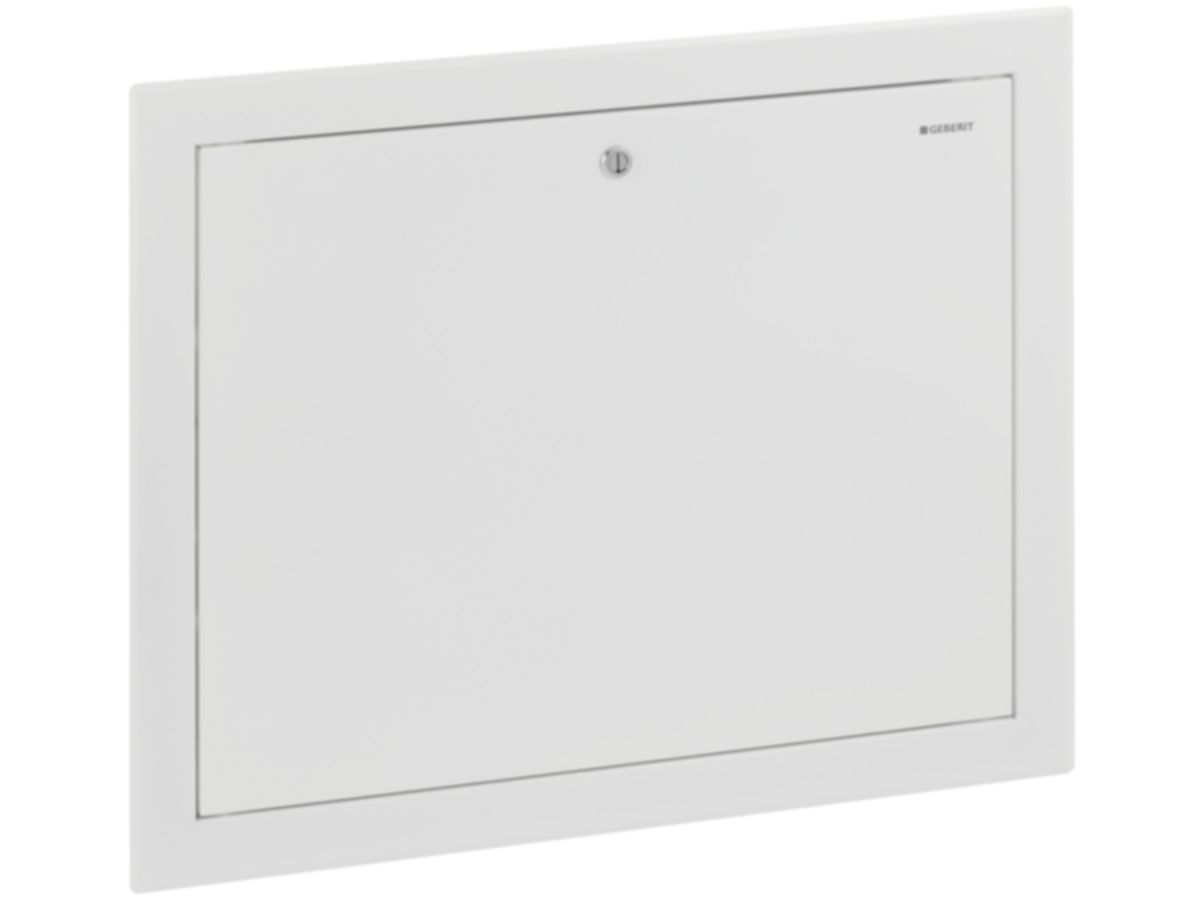 Türe zu Geberit Pushfit Verteilerschrank - Ral 9016, Höhe 498  B=600 / B1=618