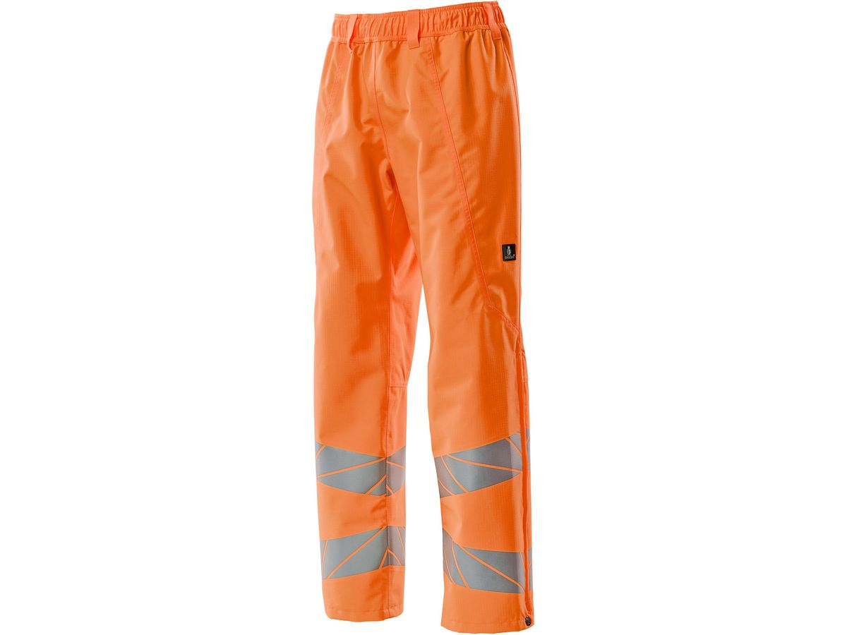 Überziehhose, Gr. 4XL - hi-vis orange, mit leichtem Futter