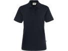 Damen-Poloshirt Top Gr. XS, schwarz - 100% Baumwolle, 200 g/m²