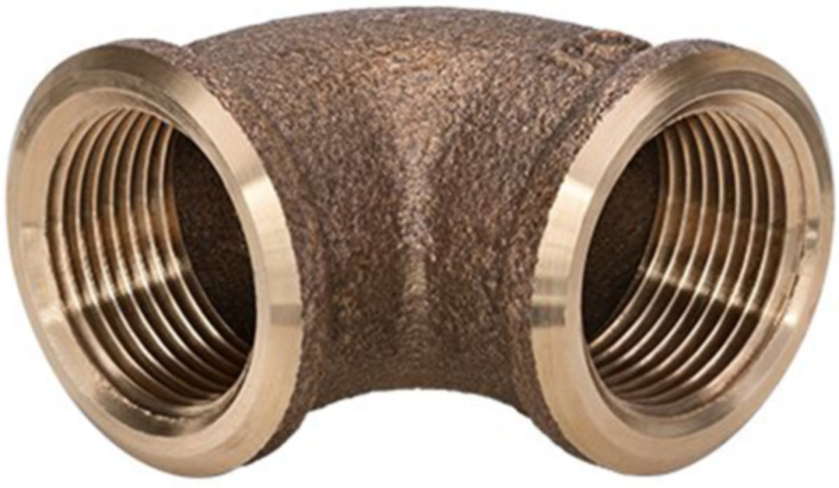 Winkel Rotguss 90°