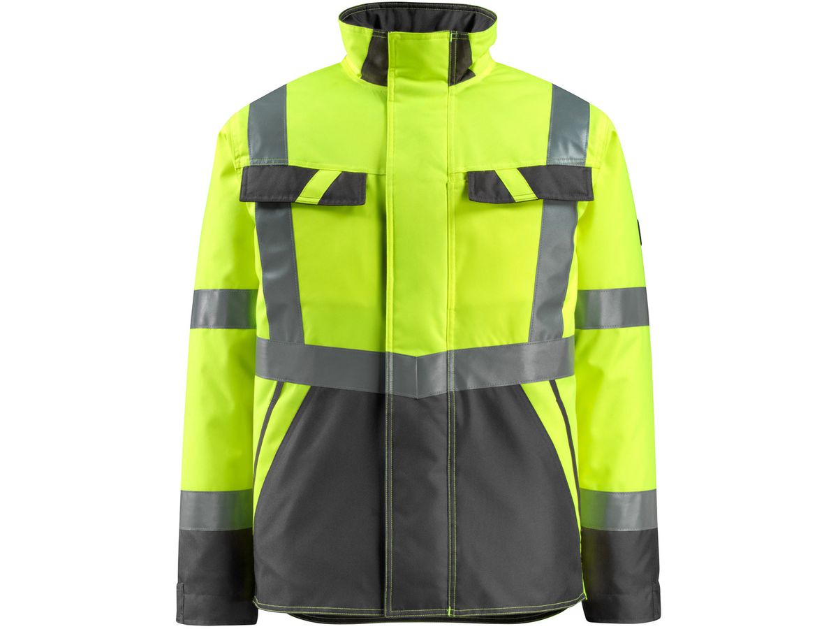 Penrith Pilotjacke hi-vis gelb/dunkelant - Grösse 2XL, 100% Polyester, 190 g/m²