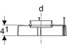 Geberit Schalungsschoner für Geberit - Entwässerungssystem, schallentkoppelt