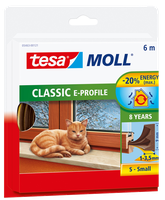 Dichtungsband TESA Moll E-Profil - 9mmx6m, braun