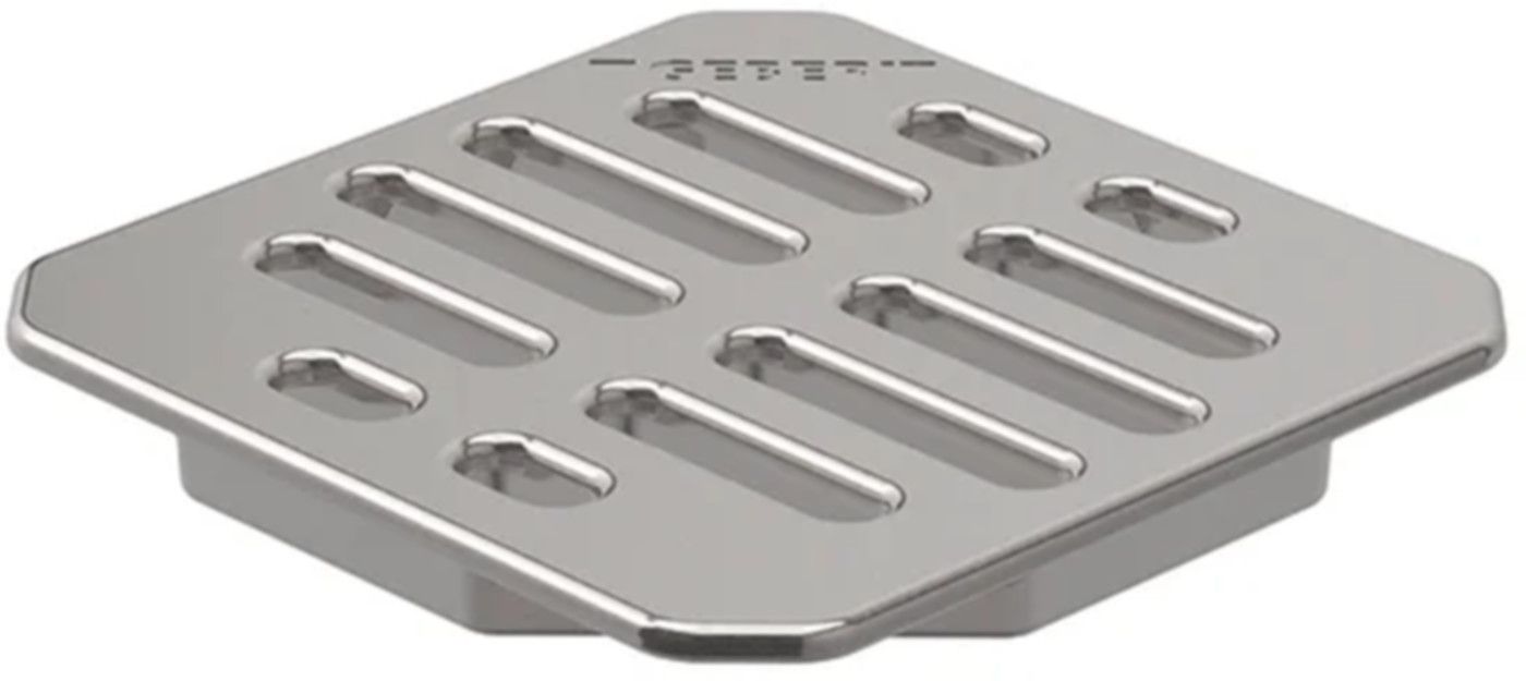 Geberit Schlitzrost zu Bodenabläufe - befahrbar, 13 x 13 cm