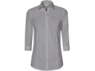 Bluse Vario-¾-Arm Perf. Gr. L, titan - 50% Baumwolle, 50% Polyester, 120 g/m²