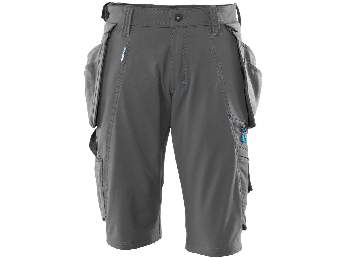 MASCOT Advanced Shorts, Grösse C45 - dunkelanthrazit, abnehmbare Hängetaschen