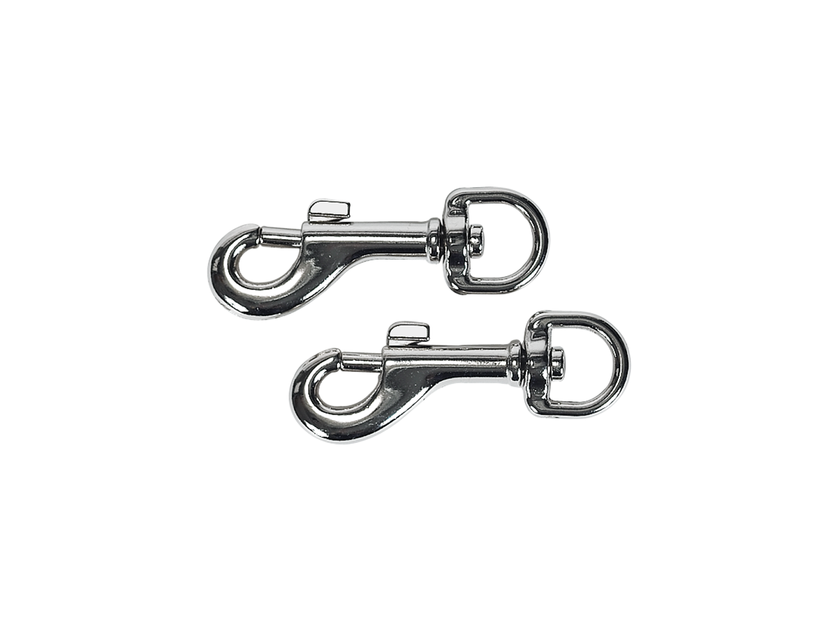 Karabinerhaken 55mm Stahl vern. - Beutel à 2 Stk.