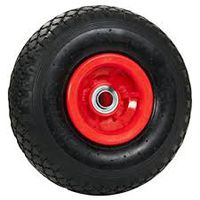 Ersatzrad zu Sackkarren, TPG, 260x20 mm - Kunststofffelgen, 180 kg, Nabenb. 75 mm