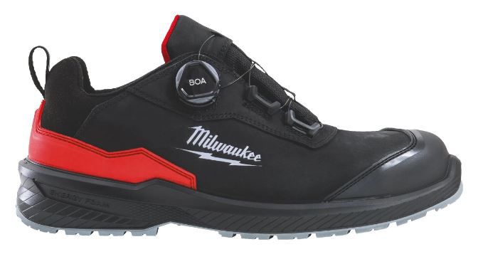 Sicherheits-Halbschuhe schwarz - Milwaukee, FLEXTRED S3PS BOA Leder