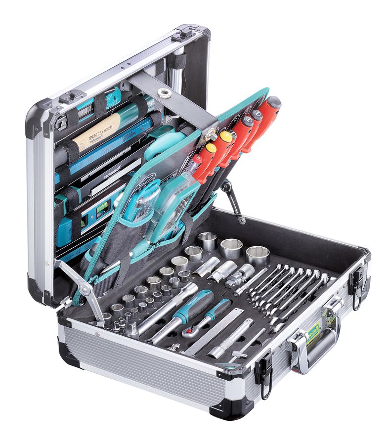 Werkzeugkoffer "PRO-CASE 5 - 140-tlg. 1/4"+1/2"